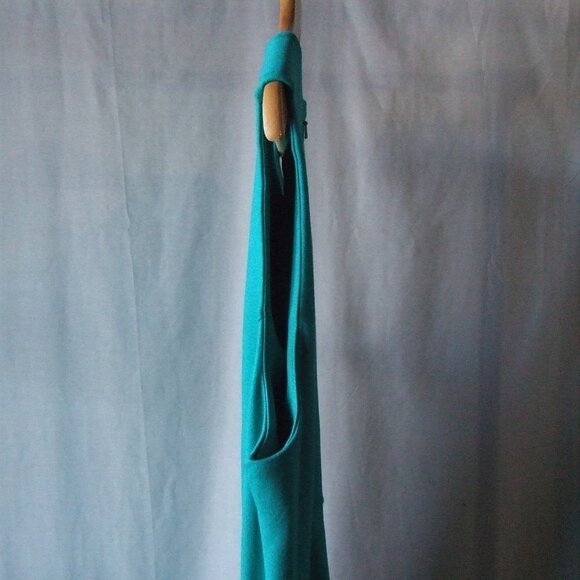 Lands End dress sleeveless casual green summer plus size stretchy 16W pockets - Picture 9 of 15